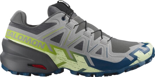 Salomon Mens Speedcross 6 Castlerock/lime Cream/poseidon 42|42 2/3"