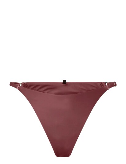 Pieces Pcbaomi Bikini Adjustable Thong Bc Burgundy M