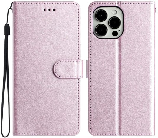 Trolsk Lommebokdeksel Glanset (iPhone 16 Pro) Rosa
