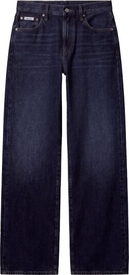 Calvin Klein Jeans Relaxed Wide Leg Merlot Blue   MERLOT BLUE   32 x 33