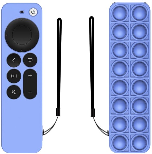 Trolsk Deksel Grepsvennlig (Apple Siri Remote gen 3/2) Lyseblå