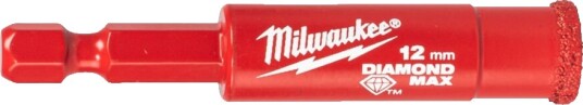 Milwaukee Diamantbor 12mm Våd/Tør 1/4" 6Kt