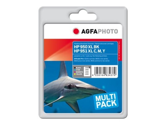 Agfaphoto - 4-Pack - Farge (Cyan Magenta Gul Svart) - Kompatibel - Blekkpatron (Alternativ For: Hp 950Xl Hp 951Xl Hp Cn045ae Hp Cn046ae Hp Cn047ae Hp Cn048e) - For Hp Officejet Pro 251Dw 276Dw 8100 8600 8610 8620 8630