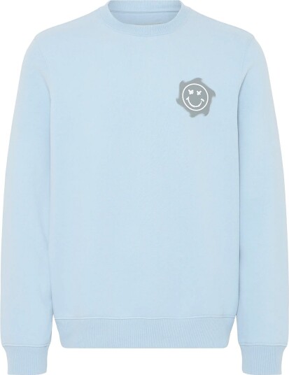 Blend Bhkeelan Graphic Crew Sweat Blue L