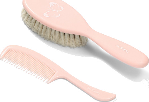 Babyono Supersoft Natur Hårbørste Rosa Babyono Supersoft Natur Hårbørste Rosa