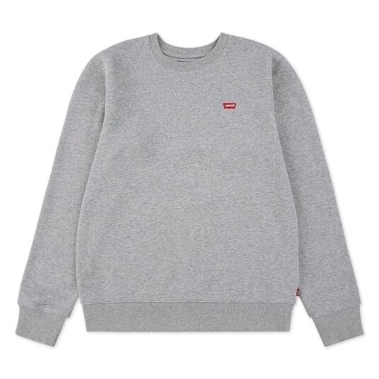 Levi"s Grey Heather Mini Logo Crewneck Collegegenser 12 år