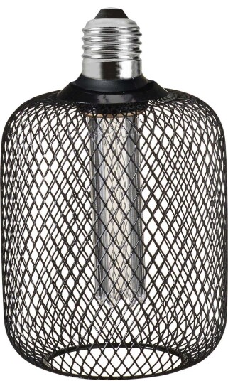 PR Home LED-pære E27 Svart nett 10 cm Svart PR Home LED-pære E27 Svart nett 10 cm Svart