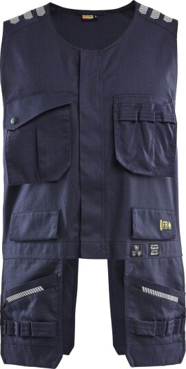 Blåkläder Vest 3039 Marineblå, Flammehemmende 4XL