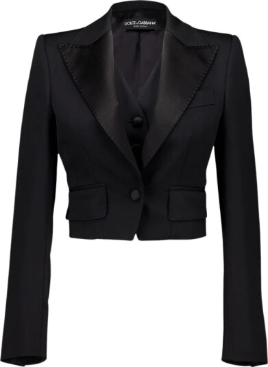 Dolce & Gabbana Dame Jakker Svart M, Dolce & Gabbana Dame Jakker Svart M,
