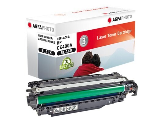 Agfaphoto - Tonerkassett Erstatter Hp Ce400a - 1 X Svart - 5500 Sider Apthpce400ae