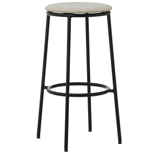 Normann Copenhagen Circa Barstool 65 cm Black Steel Barstol Skum Hvit Normann Copenhagen Circa Barstool 65 cm Black Steel Barstol Skum Hvit