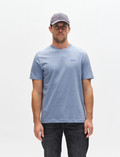 Gabba Gabdune Melange New Ss T Shirt   Blue   M