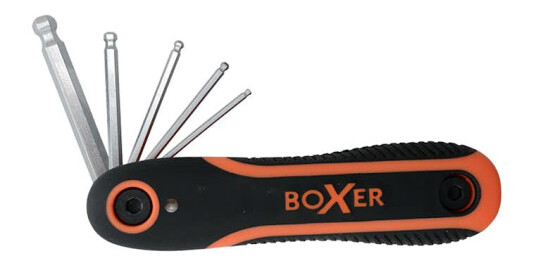 Boxer 8-i-1 Unbrakonøkkelsett med Kuglehode - Krom-Vanadium Boxer 8-i-1 Unbrakonøkkelsett med Kuglehode - Krom-Vanadium