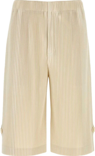 Issey Miyake Herre Shorts Beige M,