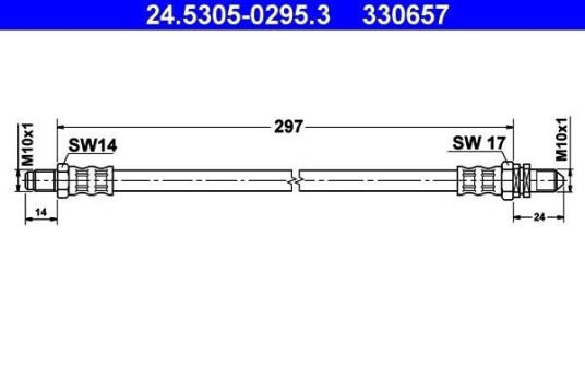 Bremseslange ATE 24.5305-0295.3