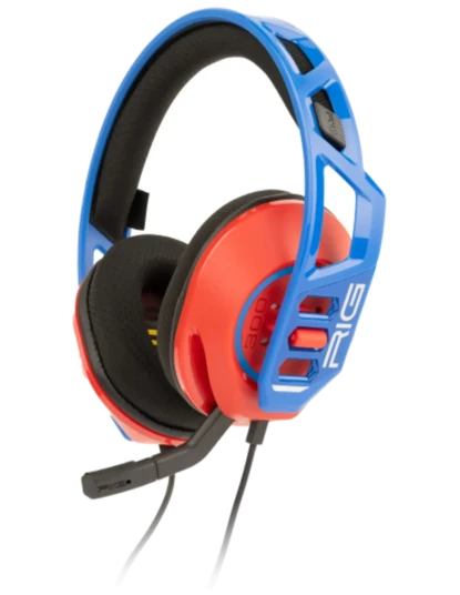 Rig 300 Pro Nintendo gaming headset blå/rød