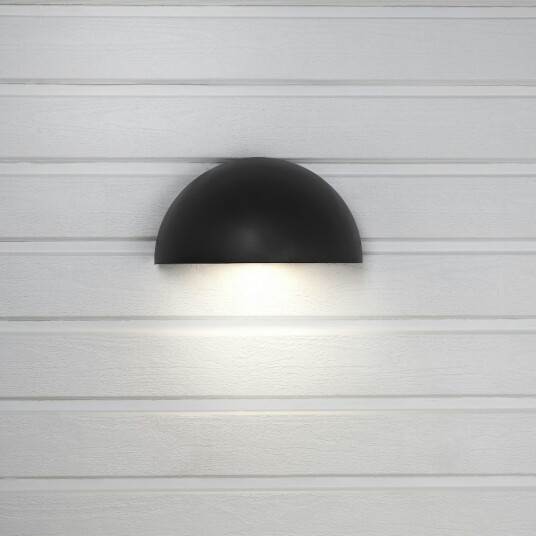Hide-a-Lite Arc Socket Veggarmatur 7 W, med uttak Antrasitt