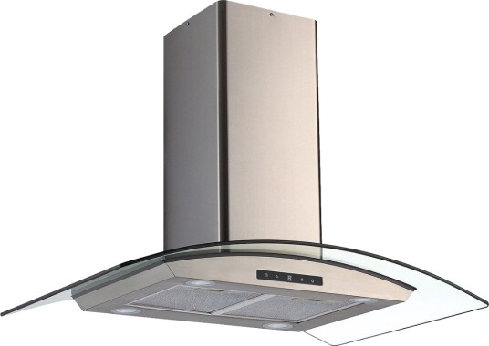 Thermex Derby II 90 cm Fritthengende Kjøkkenventilator i Rustfritt Stål med Belysning