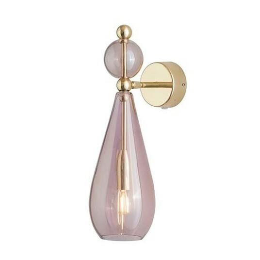 Smykke Vegglampe Obsidian / Shiny Gold