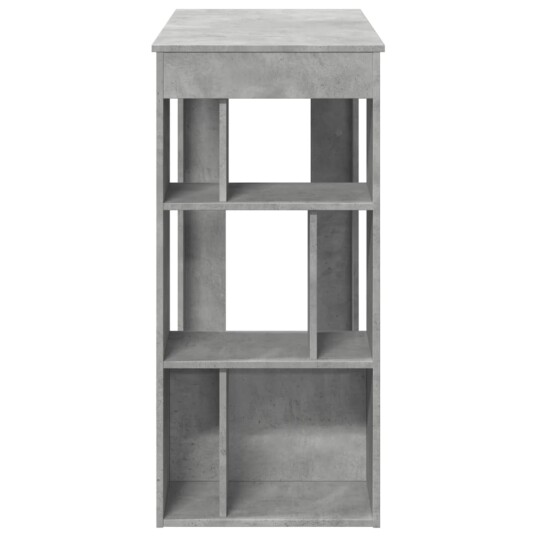 Barbord med stativer betonggrå 102x50x103,5 cm konstruert tre 8721158386465 Barbord med stativer betonggrå 102x50x103,5 cm konstruert tre 8721158386465