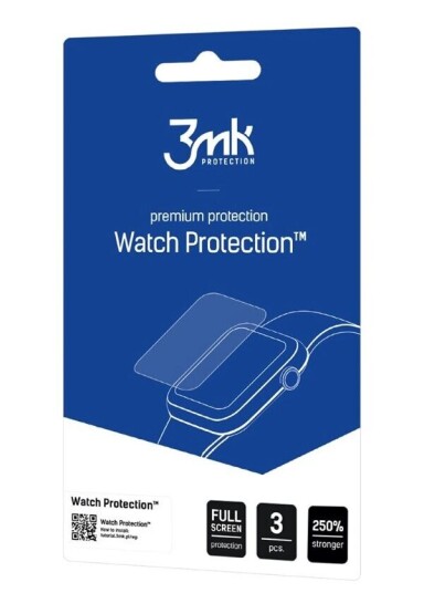 3mk Watch Protection ARC Smartwatch skjermbeskyttelsesfilm for Garett Quantum Glow