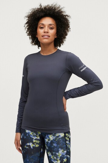 Áhkká Løpetrøye áhkká Trail LS Tee Lilla