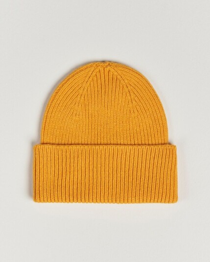 Colorful Standard Merino Wool Beanie Burned Yellow Colorful Standard Merino Wool Beanie Burned Yellow