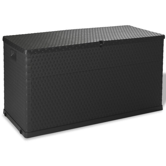 vidaXL Putekasse 120x56x63 cm antrasitt PP rotting