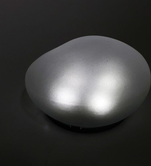 LED solcellelampe stein kaldhvit / solcellebelysning for hage / utendørslampe IP65