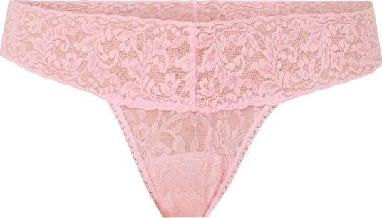 Hanky Panky Stringtruser Signature Lace Low Rise Thong Rosa