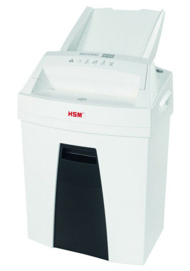 HSM SECURIO AF100 MAKULERINGSMASKIN PARTIKKELKUTT-MAKULERING 60 DB 22,5 CM SVART, HVIT