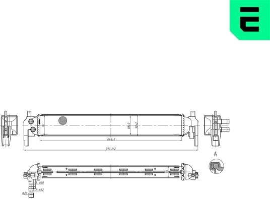 ERA 673082 Radiator motorkjøling