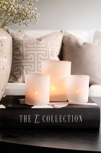Zelected by Houze Telyslykt Frost 3 pk Hvit Zelected by Houze Telyslykt Frost 3 pk Hvit