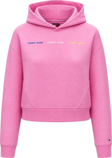 Tommy Jeans Dame Gensere & Hettegensere Rosa L,
