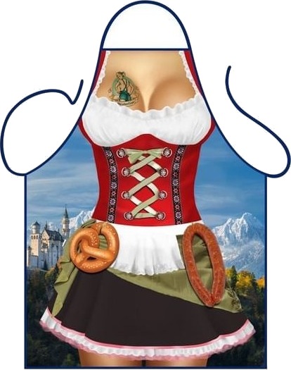 Partychimp Oktoberfest Forklæde Dame Partychimp Oktoberfest Forklæde Dame