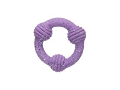 Hundeleke Ring Konfetti Lilla L
