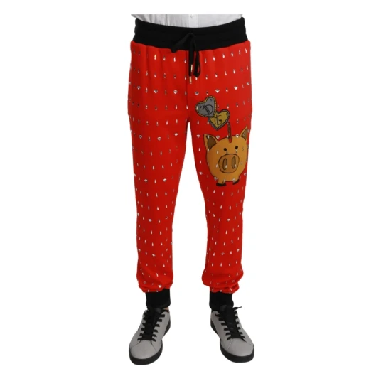 Dolce & Gabbana Herre Bukser Rød M,