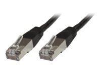 MicroConnect - Nettverkskabel - RJ-45 (hann) til RJ-45 (hann) - 20 m - FTP - CAT 6 - svart