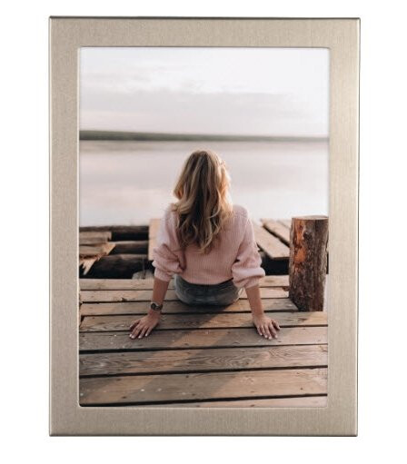 Hama Riva Aluminium Glass Titan Enkel Bilderamme Bord Vegg 13 X 18 Cm Rektangulær