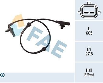 ABS sensor FAE 78275