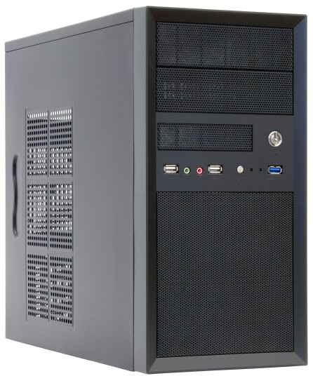 Chieftec CT-01B Mini Tower Kabinett uten Strømforsyning SECC