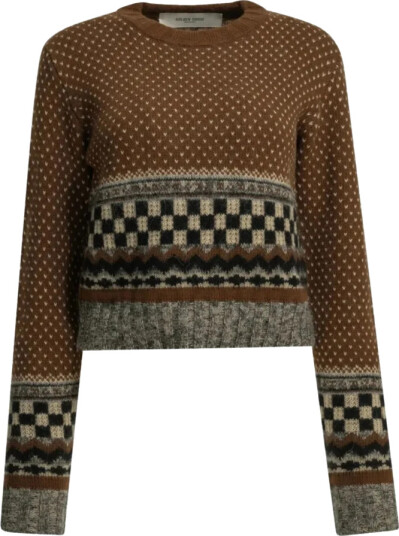 Golden Goose Dame Strikkevarer Brun M,