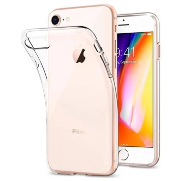 Antiskli iPhone 7/8/SE (2020)/SE (2022) TPU-deksel Gjennomsiktig