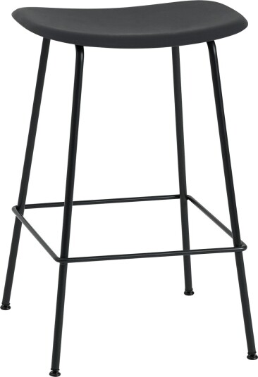 Muuto Fiber Tube Barstol 65 cm Sort / Antrasitt Muuto Fiber Tube Barstol 65 cm Sort / Antrasitt