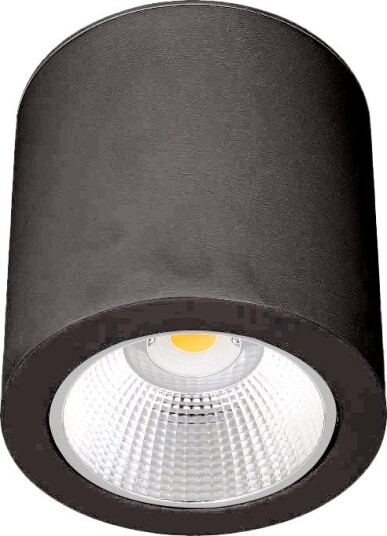 Norlux Leila C Mini Surface 3000lm 3000K 70° 20W Sort Utenpåliggende Downlight