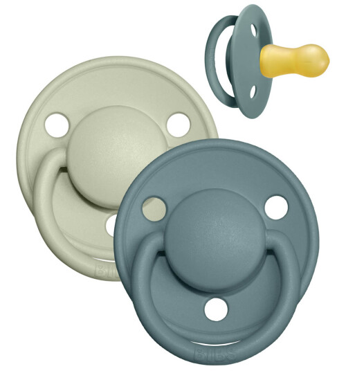 BIBS Boheme GLOW sut  2 pack Vanilla Dark Oak str. 2