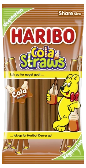 Haribo Cola Straws 80g