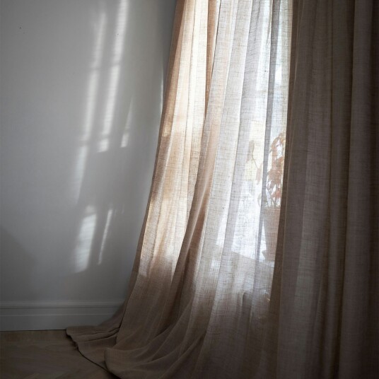 Mimou Ellie Gardin Dobbel Bredde 290x250 cm Naturrosa