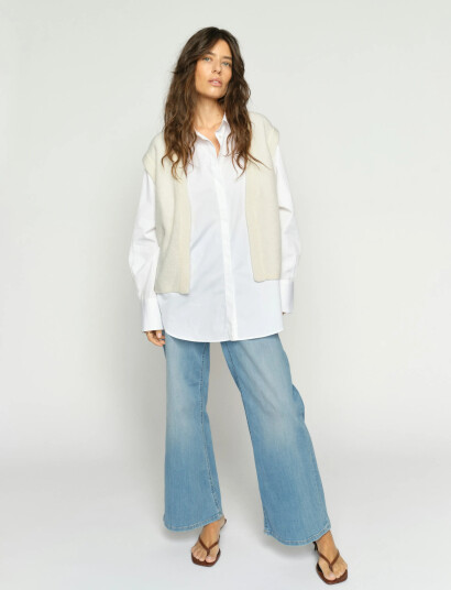 MOS MOSH Mmthora Knit Vest Cream L