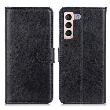 Samsung Galaxy S23+ 5G Lommebok-deksel med Stativ Svart